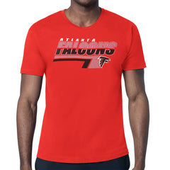 Atlanta Falcons Starter Logo Push Graphic T-Shirt Red