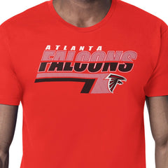 Atlanta Falcons Starter Logo Push Graphic T-Shirt Red