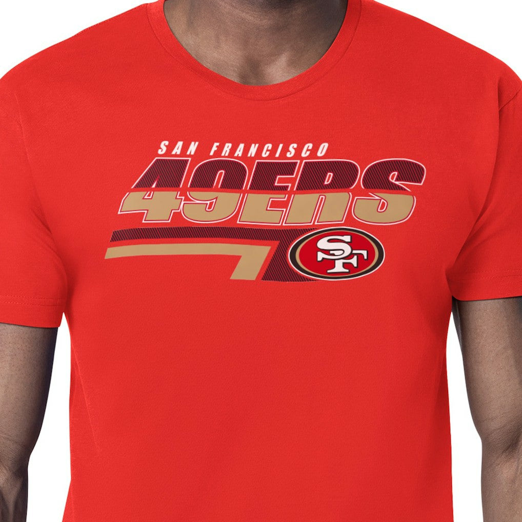 San Francisco 49ers Starter Logo Push Graphic T-Shirt Scarlet