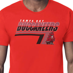 Tampa Bay Buccaneers Starter Logo Push Graphic T-Shirt Red