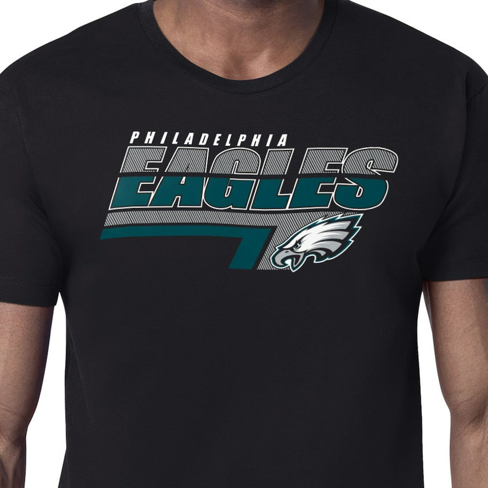 Philadelphia Eagles Starter Logo Push Graphic T-Shirt Black
