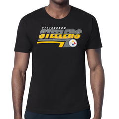 Pittsburgh Steelers Starter Logo Push Graphic T-Shirt Black