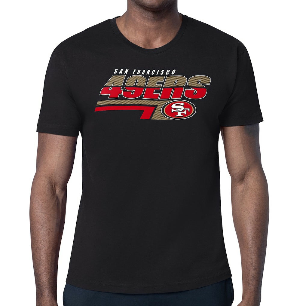 San Francisco 49ers Starter Logo Push Graphic T-Shirt Black