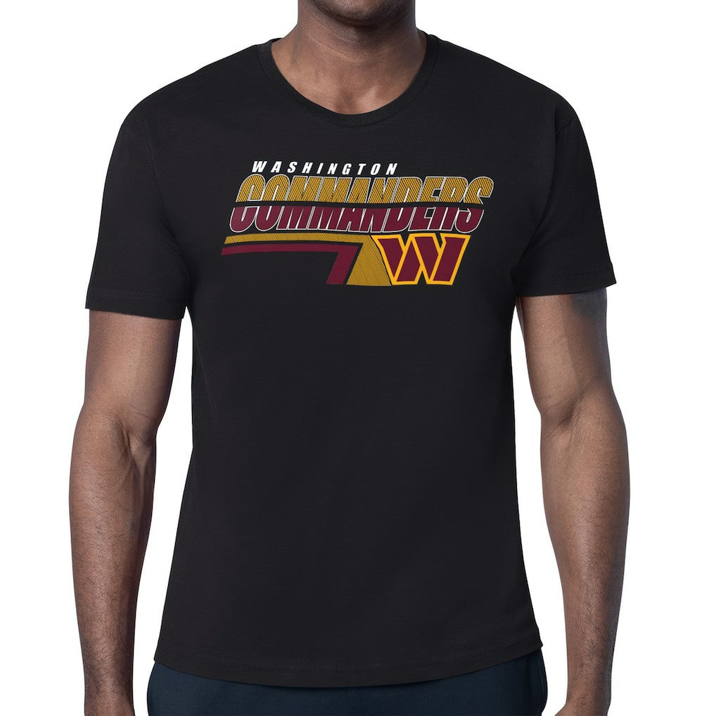 Washington Commanders Starter Logo Push Graphic T-Shirt Black