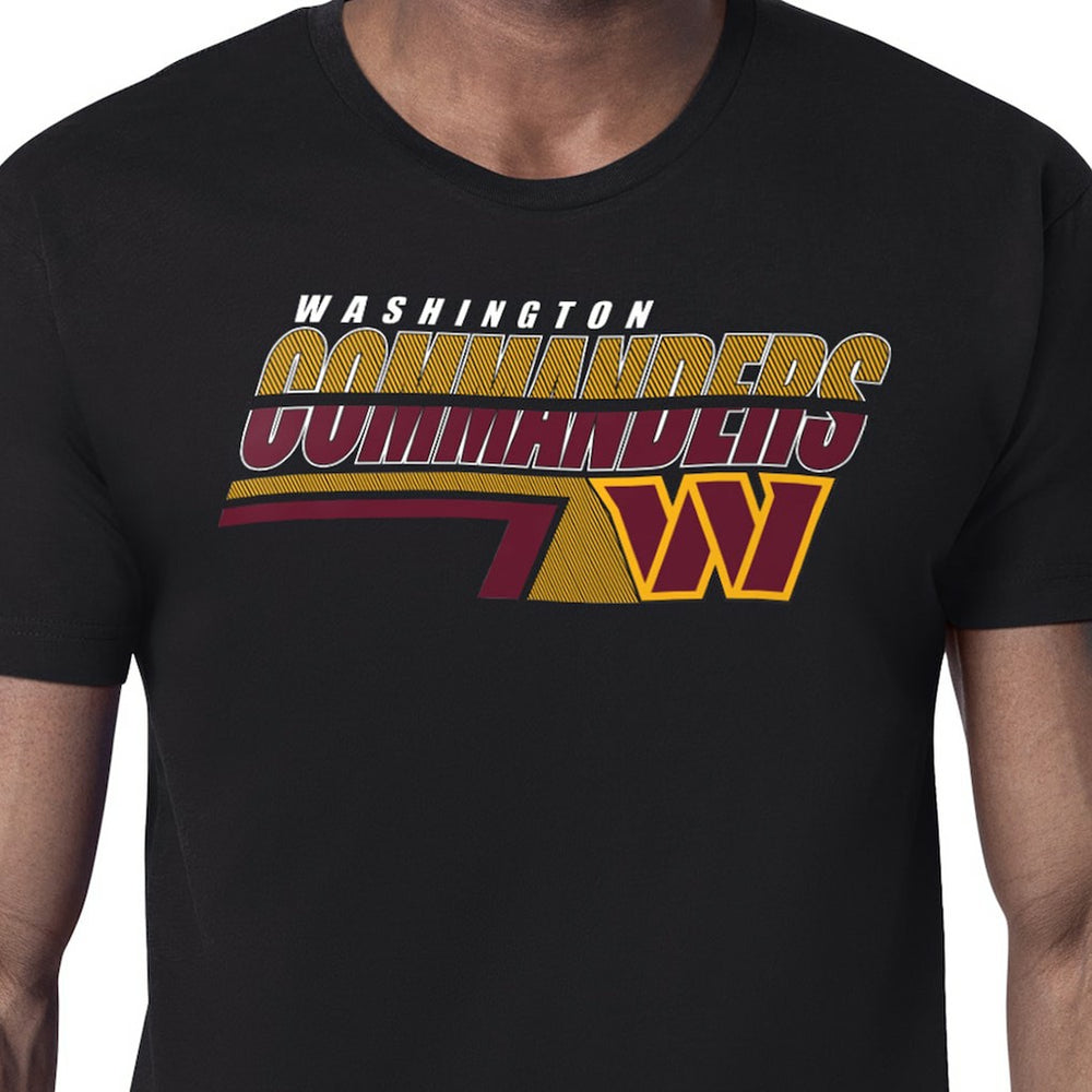 Washington Commanders Starter Logo Push Graphic T-Shirt Black