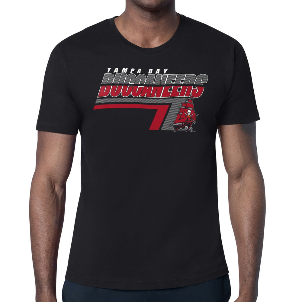Tampa Bay Buccaneers Starter Logo Push Graphic T-Shirt Black