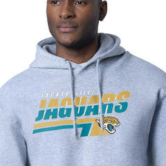 Jacksonville Jaguars Starter Logo Push Graphic Hoodie Heather Gray
