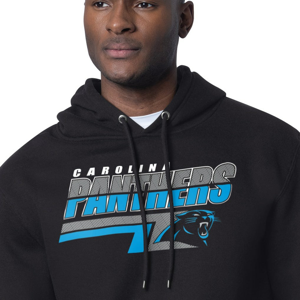 Carolina Panthers Starter Logo Push Graphic Hoodie Black