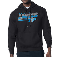 Detroit Lions Starter Logo Push Graphic Hoodie Black