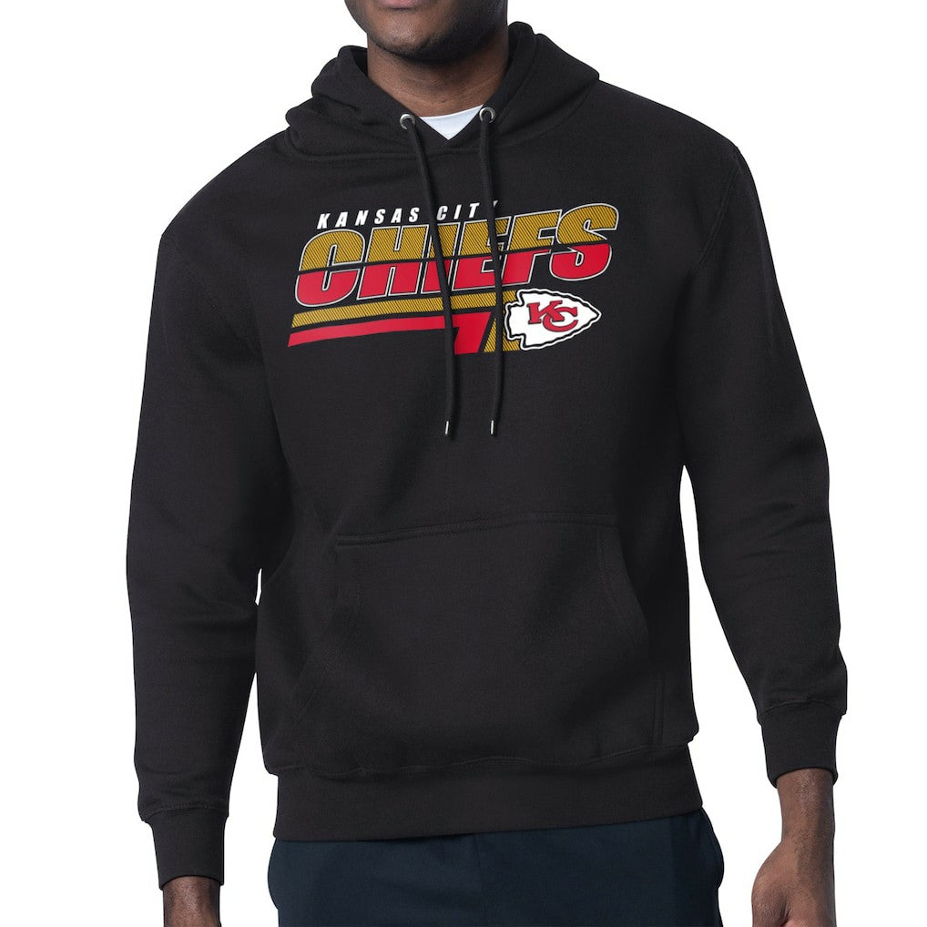 Kansas City Chiefs Starter Logo Push Graphic Hoodie Black