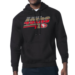 San Francisco 49ers Starter Logo Push Graphic Hoodie Black