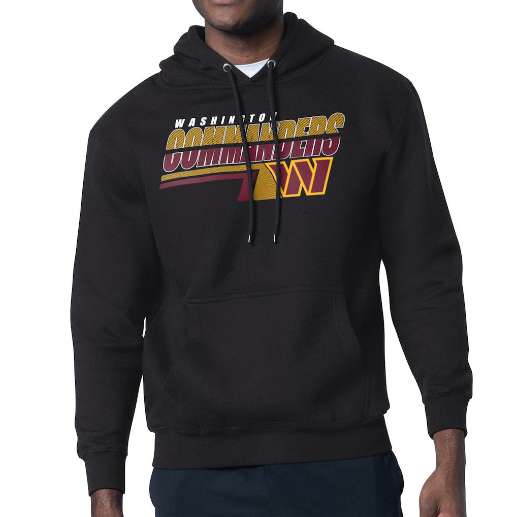 Washington Commanders Starter Logo Push Graphic Hoodie Black