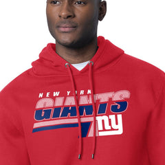 New York Giants Starter Logo Push Graphic Hoodie Red