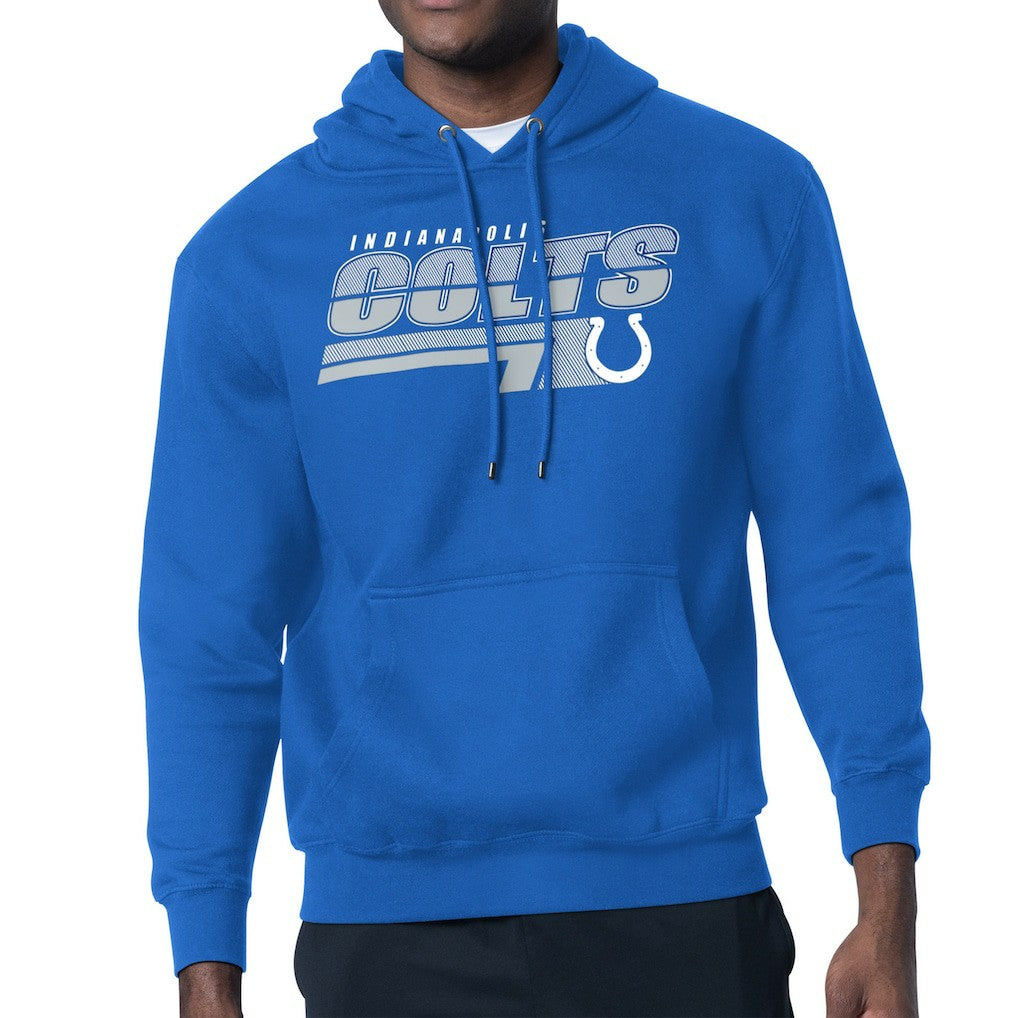 Indianapolis Colts Starter Logo Push Graphic Hoodie Royal