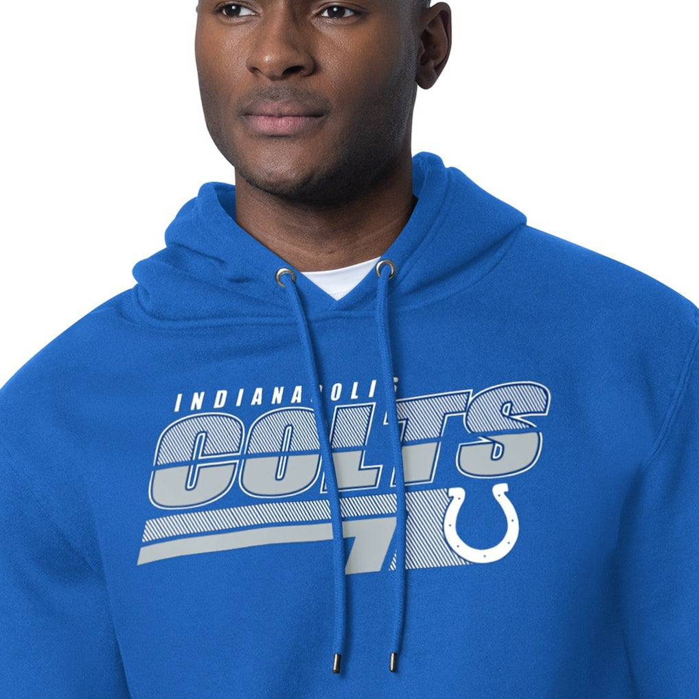Indianapolis Colts Starter Logo Push Graphic Hoodie Royal