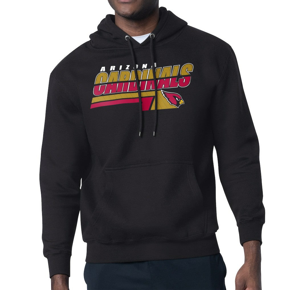Arizona Cardinals Starter Logo Push Graphic Hoodie Black