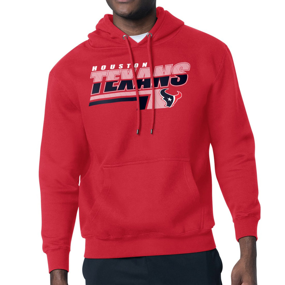 Houston Texans Starter Logo Push Graphic Hoodie Red