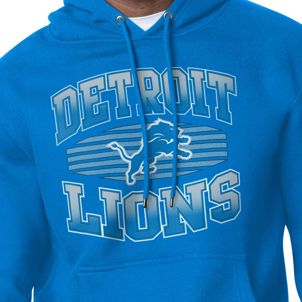 Detroit Lions Starter Team Grit Graphic Hoodie Blue