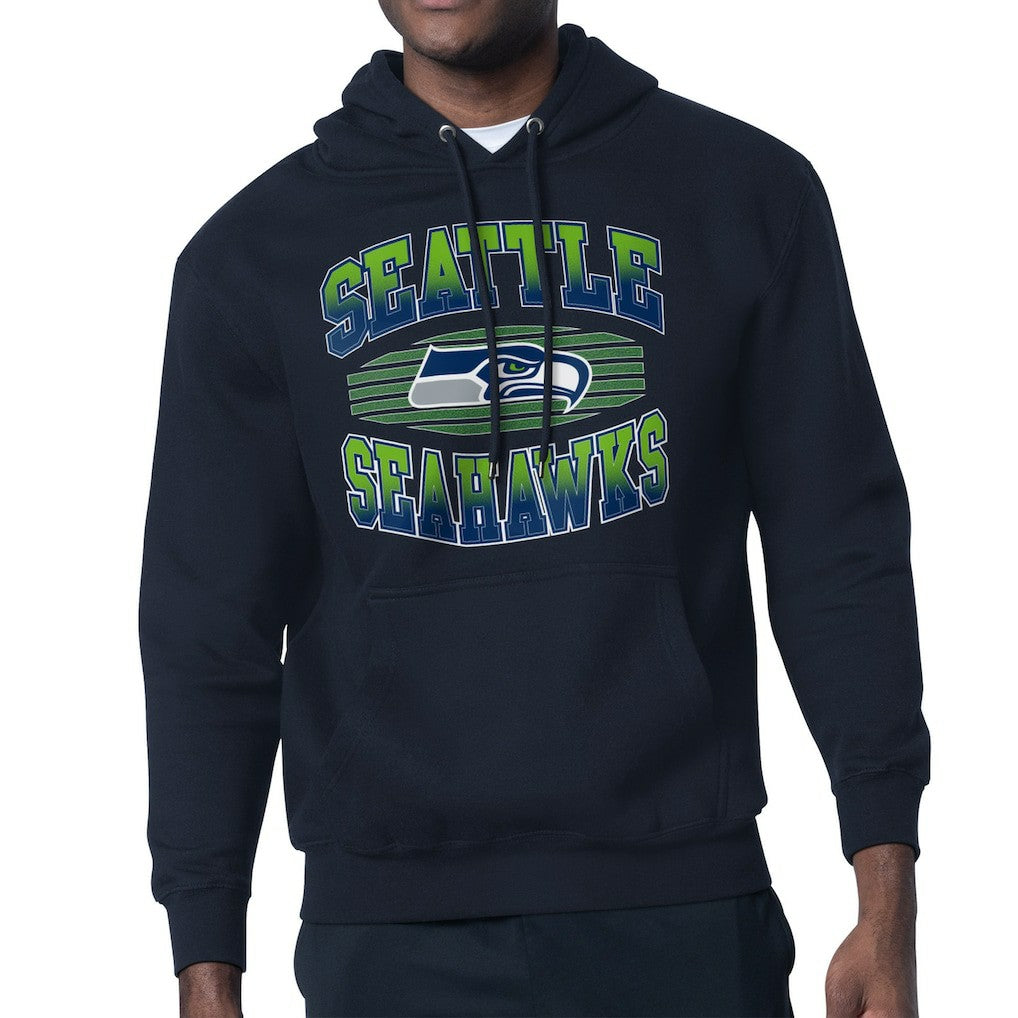 Seattle Seahawks Starter Team Grit Graphic Hoodie College Navy