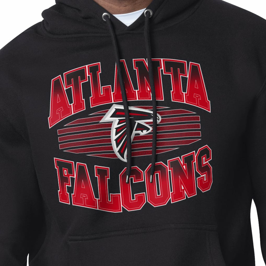 Atlanta Falcons Starter Team Grit Graphic Hoodie Black