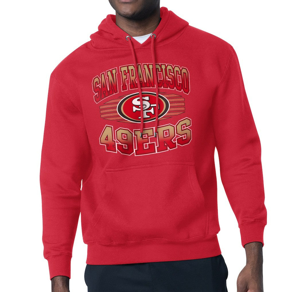 San Francisco 49ers Starter Team Grit Graphic Hoodie Scarlet