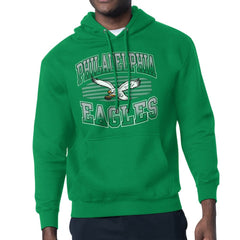Philadelphia Eagles Starter Team Grit Graphic Hoodie Kelly Green