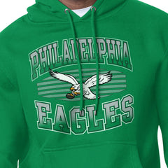 Philadelphia Eagles Starter Team Grit Graphic Hoodie Kelly Green