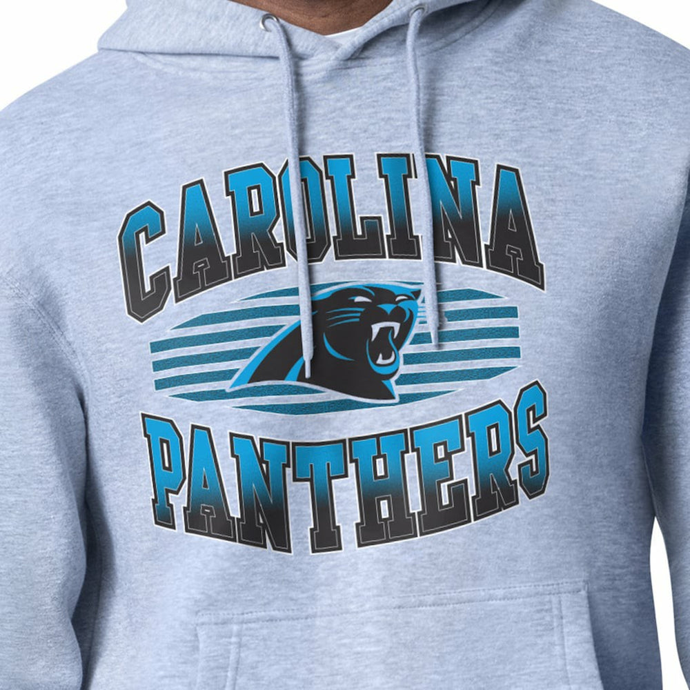 Carolina Panthers Starter Team Grit Graphic Hoodie Heather Gray