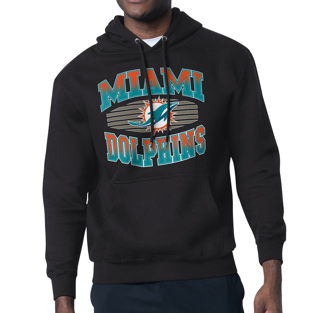 Miami Dolphins Starter Team Grit Graphic Hoodie Black