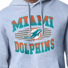 Miami Dolphins Starter Team Grit Graphic Hoodie Heather Gray