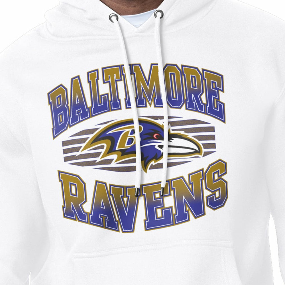 Baltimore Ravens Starter Team Grit Graphic Hoodie White