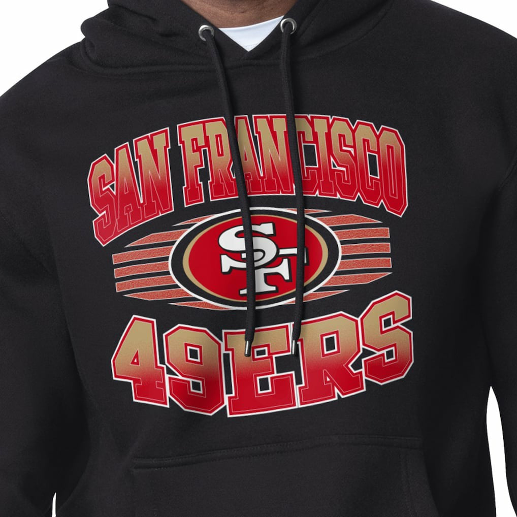 San Francisco 49ers Starter Team Grit Graphic Hoodie Black