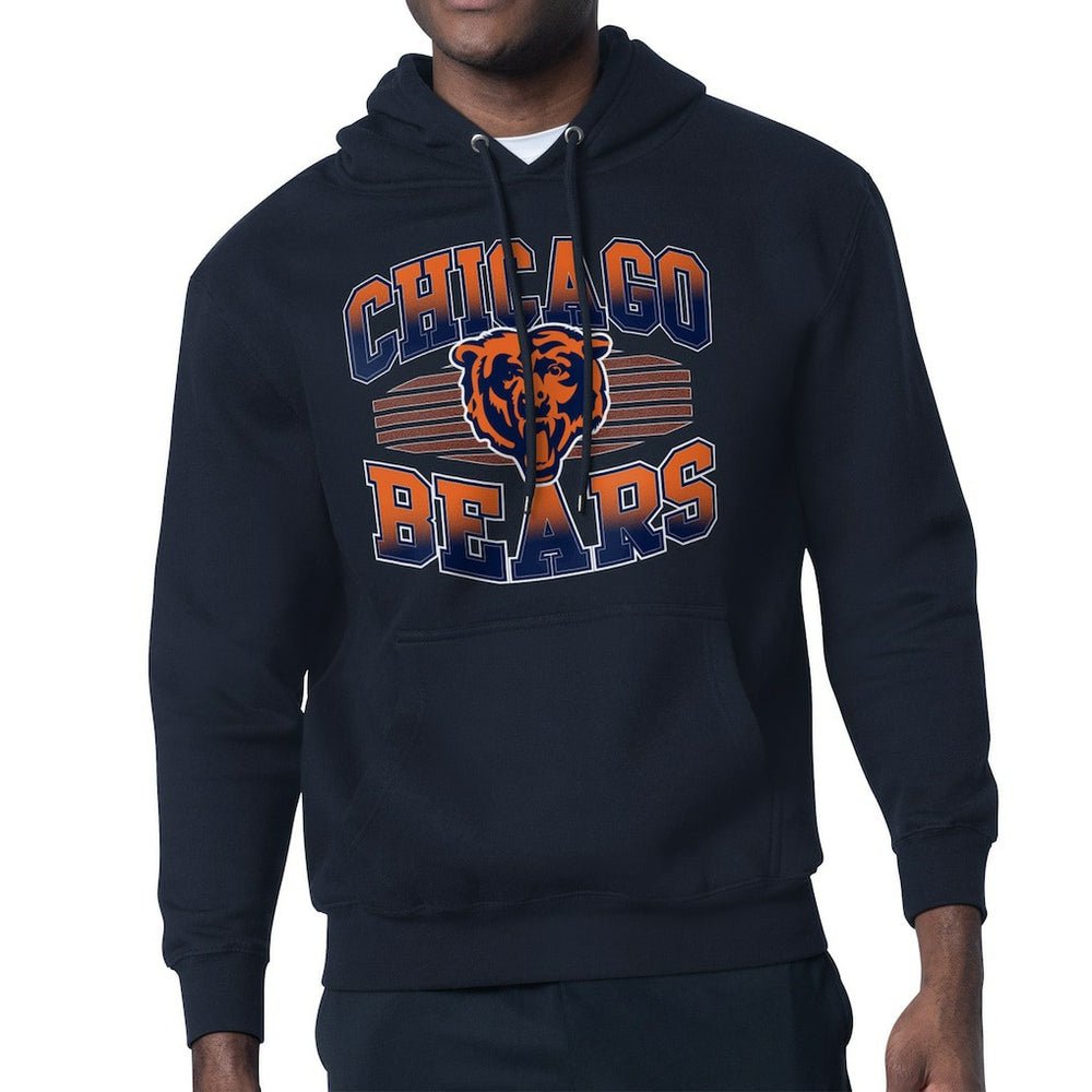 Chicago Bears Starter Team Grit Graphic Hoodie Navy