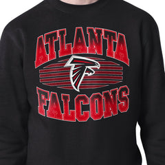 Atlanta Falcons Starter Team Grit Graphic Fleece Pullover Sweatshirt Black
