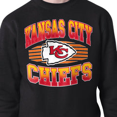 Kansas City Chiefs Starter Team Grit Graphic Fleece Pullover Sweatshirt Black