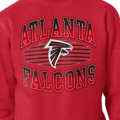 Atlanta Falcons Starter Team Grit Graphic Fleece Pullover Sweatshirt Red