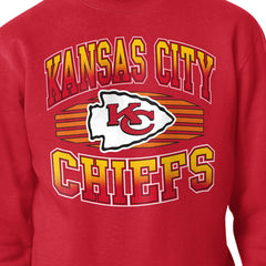 Kansas City Chiefs Starter Team Grit Graphic Fleece Pullover Sweatshirt Red