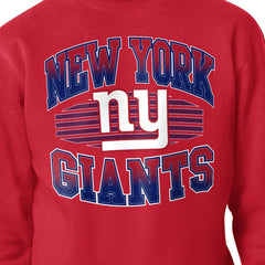New York Giants Starter Team Grit Graphic Fleece Pullover Sweatshirt Red