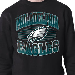 Philadelphia Eagles Starter Team Grit Graphic Fleece Pullover Sweatshirt Black