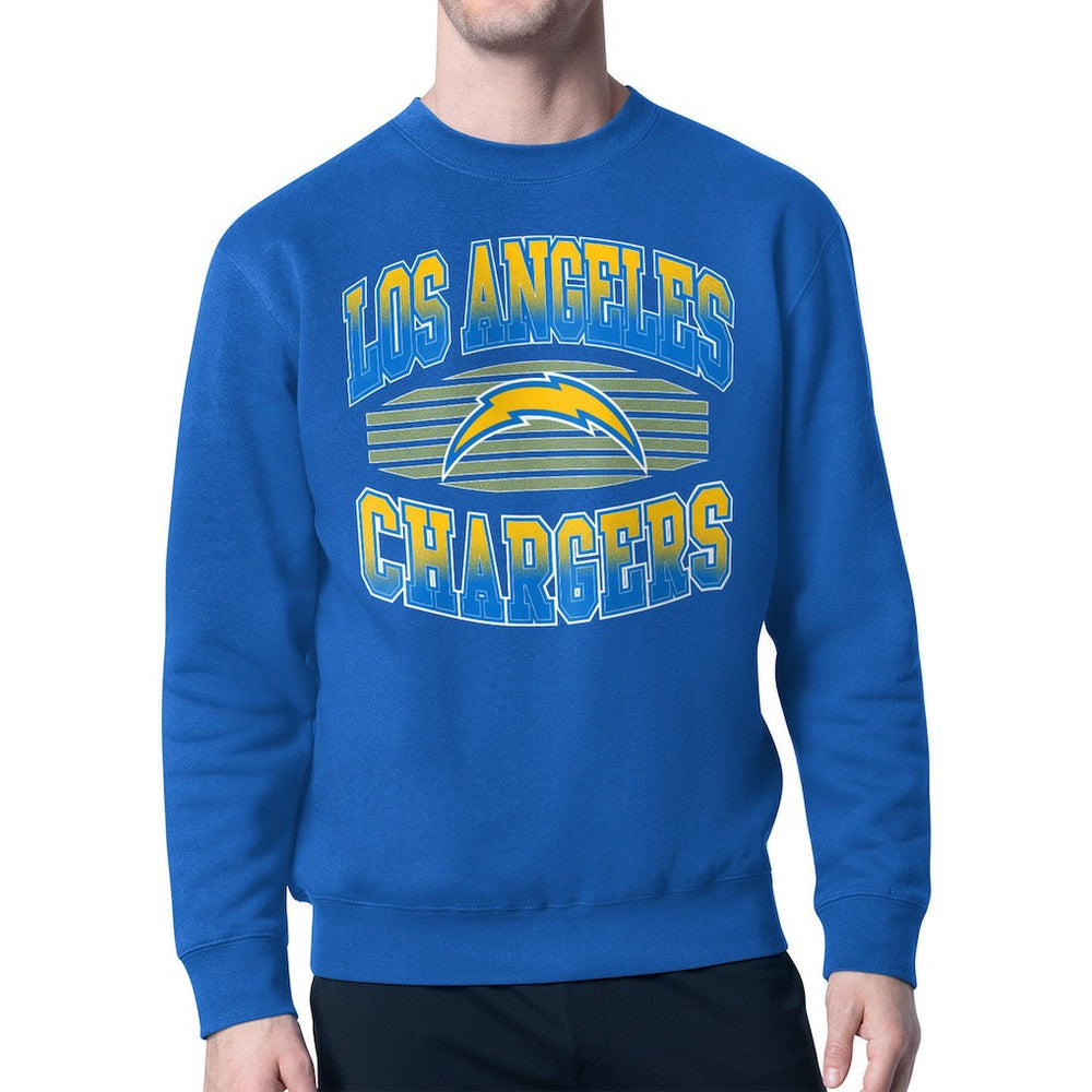 Los Angeles Chargers Starter Team Grit Graphic Fleece Pullover Sweatshirt Royal