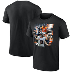 Bo Nix Denver Broncos Notorious Graphic T-Shirt Black
