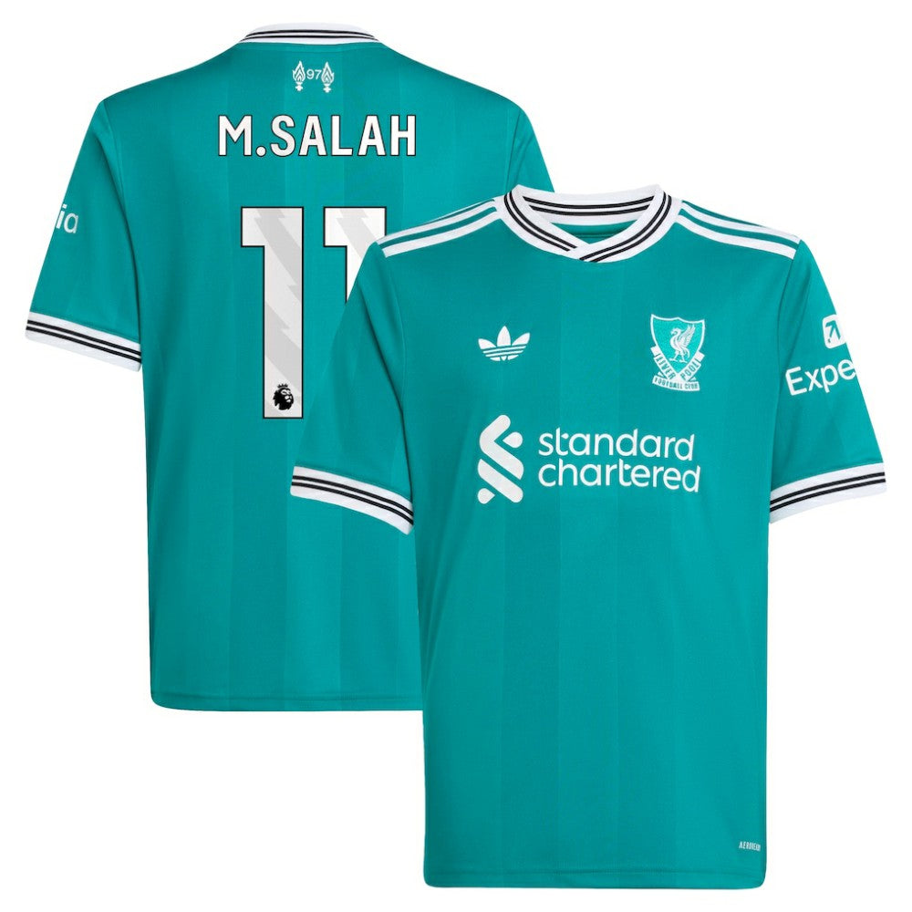 Mohamed Salah Liverpool Youth 2025/26 Third Replica Player Jersey Green