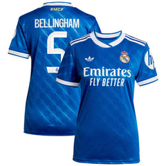 Jude Bellingham Real Madrid Women's 2025/26 Third Replica Player Jersey Blue