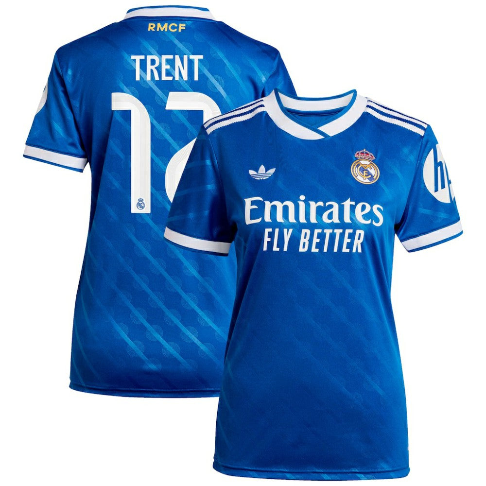Trent Alexander-Arnold Real Madrid Women's 2025/26 Third Replica Player Jersey Blue sale