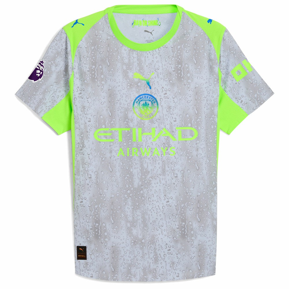 Manchester City 2025/26 Third Jersey Green/Neon Green