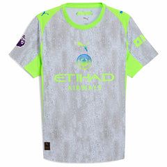 Manchester City 2025/26 Third Jersey Green/Neon Green