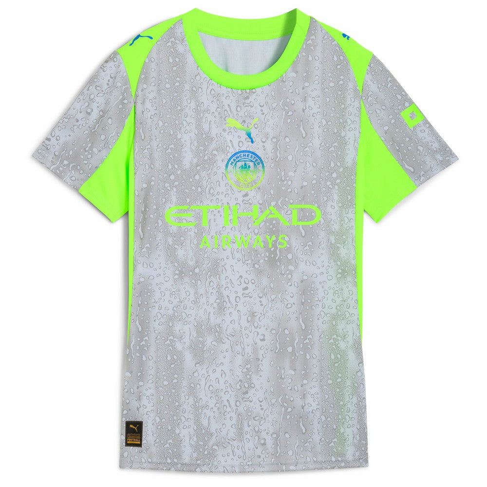 Manchester City Women's 2025/26 Third Replica Jersey Green/Neon Green