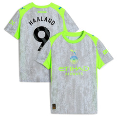Manchester City Youth 2025/26 Third Replica Jersey Green/Neon Green