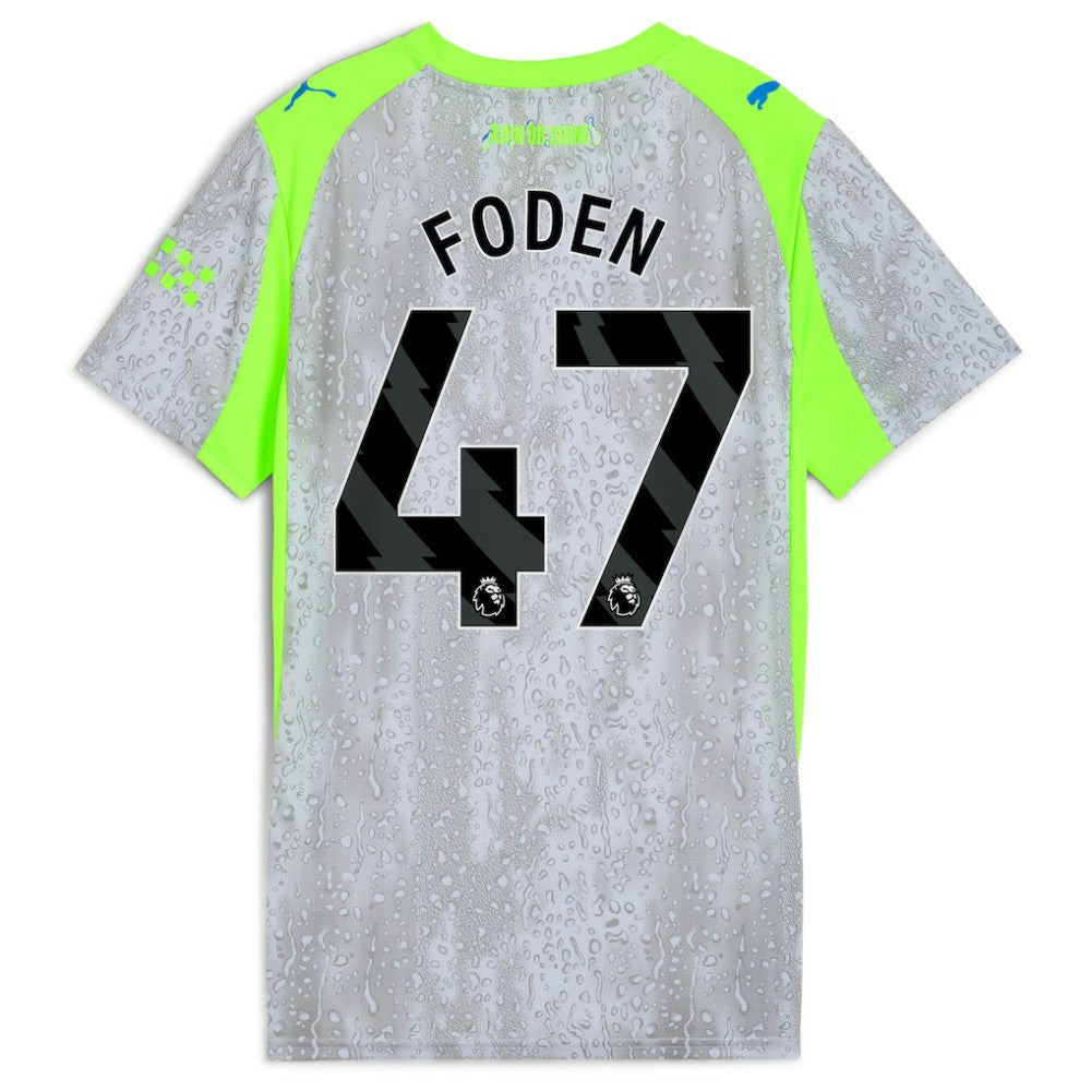 Manchester City Women's 2025/26 Third Replica Jersey Green/Neon Green sale