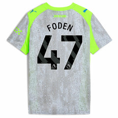Manchester City Youth 2025/26 Third Replica Jersey Green/Neon Green